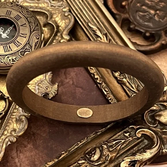 ALEXIS BITTAR • Elements Wood Bangle Bracelet - Picture 1 of 3